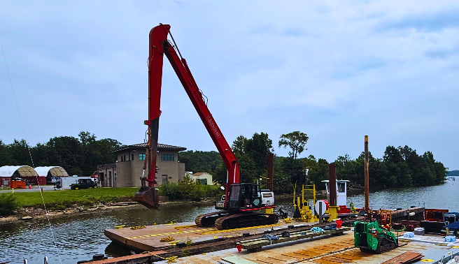 Amphibious Dredging Operations